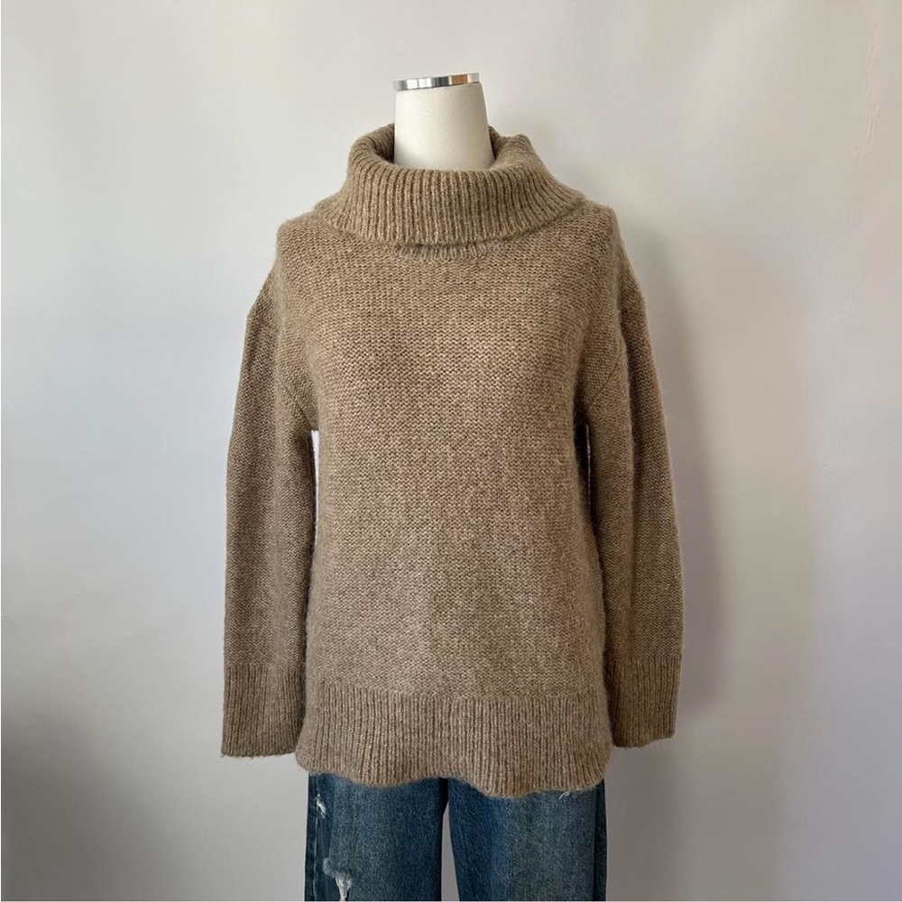 Banana Republic brown turtleneck sweater wool blend Size XS. - Picture 2 of 8